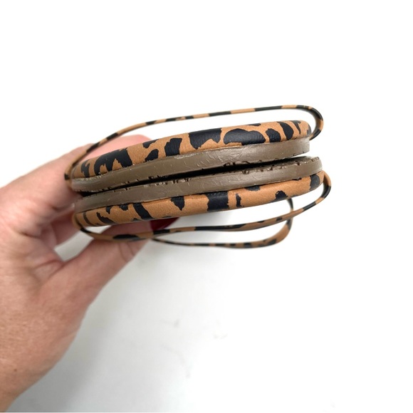 TKEES Gemma Cheetah 2 Strap Samdals - Picture 8 of 12